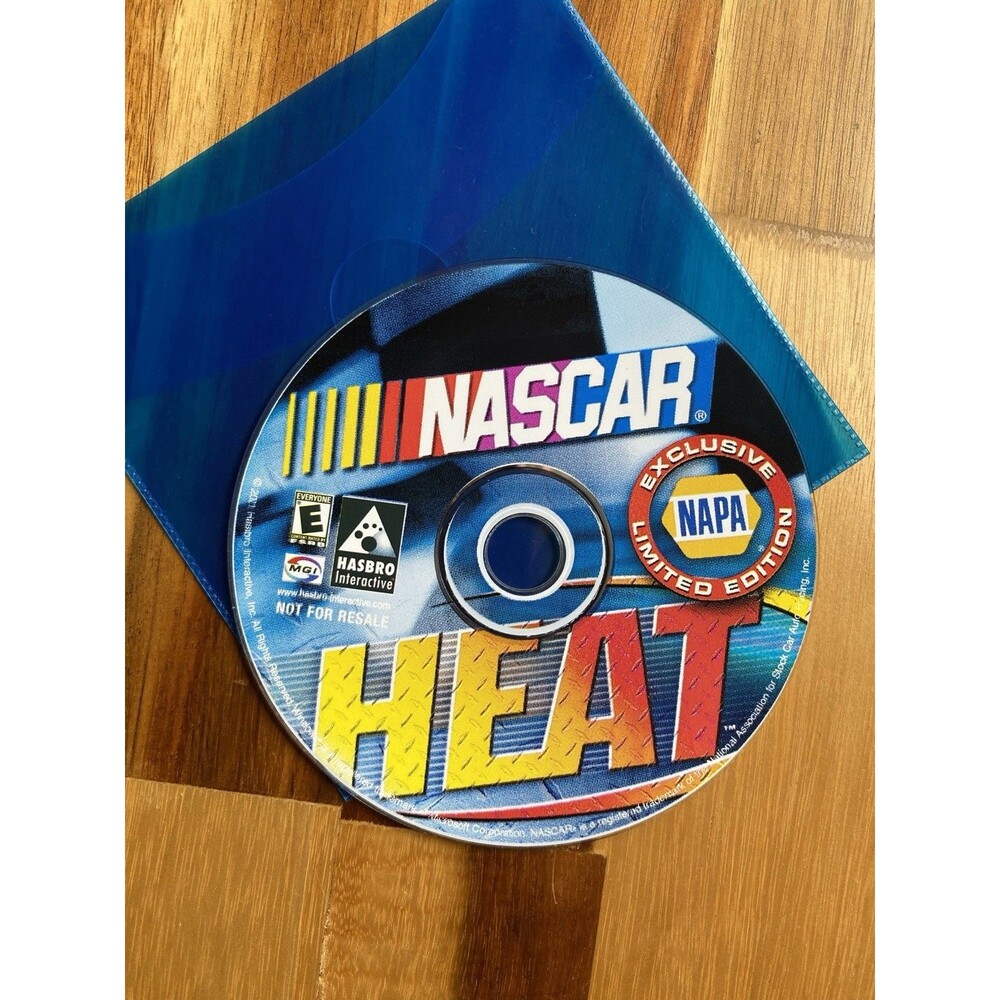 Nascar Heat Exclusive Limited Edition NAPA PC CD-ROM With Sleeve Case